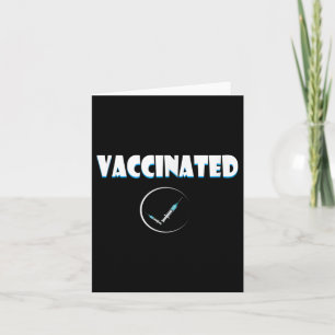 Gevaccineerde Grappige Humor Grafische Quote Gevac Kaart