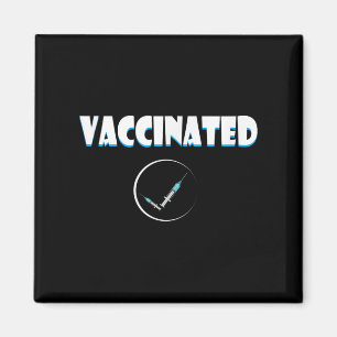 Gevaccineerde Grappige Humor Grafische Quote Gevac Magneet