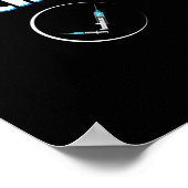 Gevaccineerde Grappige Humor Grafische Quote Gevac Poster (Hoek)