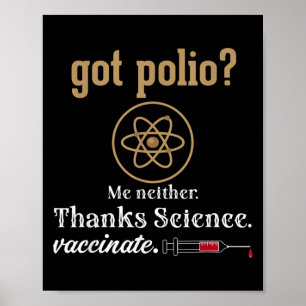Gevaccineerde Grappige Humor Grafische Quote Weten Poster