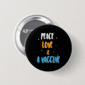 Gevaccineerde Grappige Humor Joke Graphic Quote Pe Ronde Button 5,7 Cm (Voorkant /achterkant)