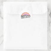 GEVACCINEERDE LESBISCHE RONDE STICKER (Tas)