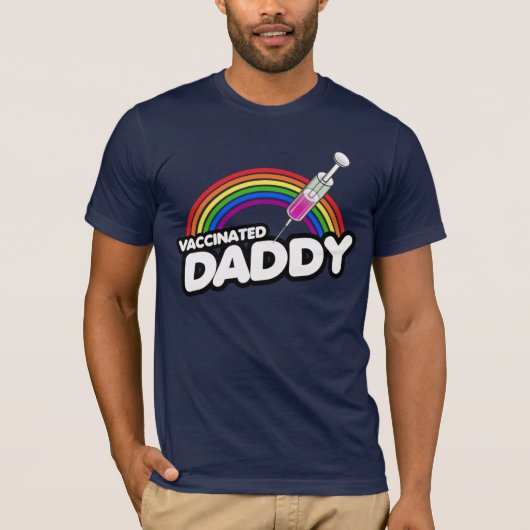 GEVACCINEERDE PAPPÁ T-SHIRT (Voorkant)