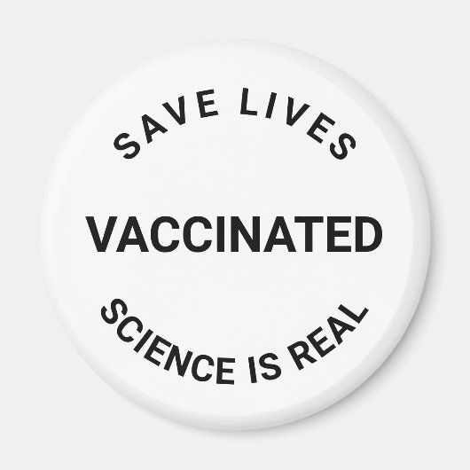 Gevaccineerde wetenschap is echt, redt levens zwar magneet (Voorkant)