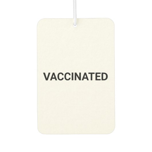 Gevaccineerde, zwarte witte aanpasbare auto luchtverfrisser (Voorkant)