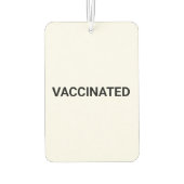 Gevaccineerde, zwarte witte aanpasbare auto luchtverfrisser (Achterkant)