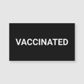 Gevaccineerde, zwarte witte aanpasbare magneet (Voorkant)