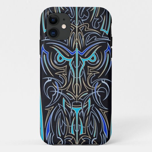 Geval met Tiki Mask iPhone Case-Mate iPhone Case (Achterkant)