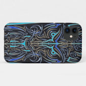 Geval met Tiki Mask iPhone Case-Mate iPhone Case (Achterkant (horizontaal))