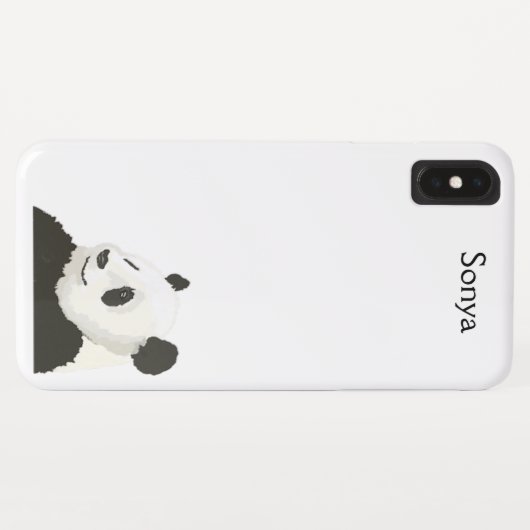 Geval Panda iPhone Case-Mate iPhone Case (Achterkant (horizontaal))