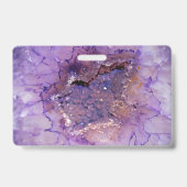 Gevallen Amethist Geode Badge (Achterkant)