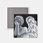 Gevallen, Angel Art Producten Magneet (Voorkant / Achterkant)