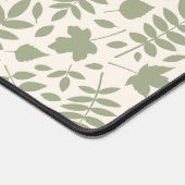 Gevallen bladeren Big Pattern Green op Cream Bureaumat (Hoek)