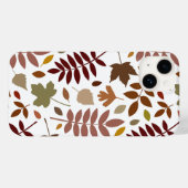 Gevallen Bladeren Lg Patroon Vallen Kleuren op Wit Case-Mate iPhone Case (Achterkant (horizontaal))
