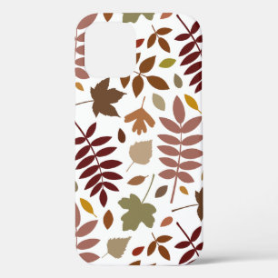 Gevallen Bladeren Lg Patroon Vallen Kleuren op Wit Case-Mate iPhone Case