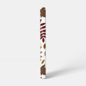 Gevallen Bladeren Lg Patroon Vallen Kleuren op Wit Samsung Galaxy Hoesje (Linkerkant)