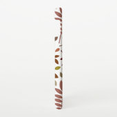 Gevallen Bladeren Lg Patroon Vallen Kleuren op Wit Samsung Galaxy Hoesje (Rechterkant)