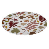 Gevallen Bladeren Lg Patroon Vallen Kleuren op Wit Snijplank (Hoek)