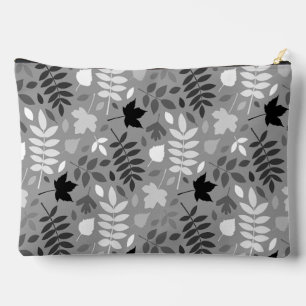 Gevallen bladeren Patroon Monochrome op grijs Etui