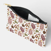 Gevallen Bladeren Patroon Vallen Kleuren op Wit Etui (Open)