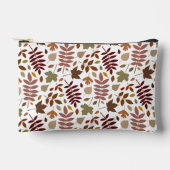 Gevallen Bladeren Patroon Vallen Kleuren op Wit Etui (Voorkant)