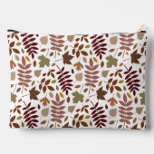 Gevallen Bladeren Patroon Vallen Kleuren op Wit Etui (Achterkant)