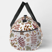 Gevallen Bladeren Patroon Vallen Kleuren op Wit Plunjezak (Rechts)