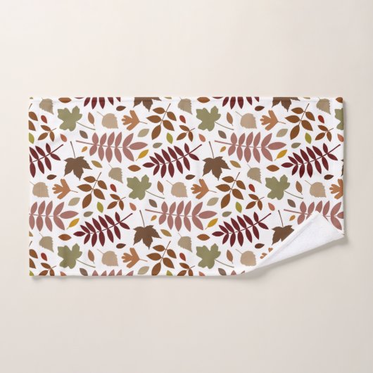 Gevallen bladeren RPT Patroon Vallen Kleuren op Wi Bad Handdoek (Handdoek)