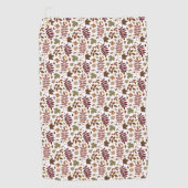 Gevallen bladeren RPT Patroon Vallen Kleuren op Wi Golfhanddoek (Voorkant)