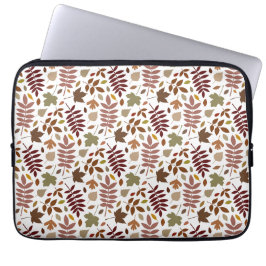 Gevallen bladeren RPT Patroon Vallen Kleuren op Wi Laptop Sleeve