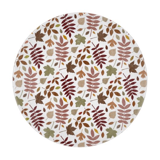 Gevallen bladeren RPT Patroon Vallen Kleuren op Wi Snijplank (Voorkant)