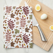 Gevallen bladeren RPT Patroon Vallen Kleuren op Wi Theedoek (Quarter Fold)