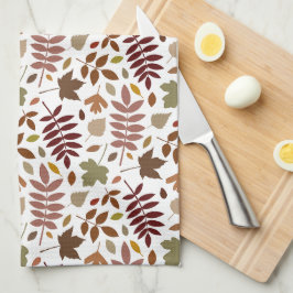 Gevallen bladeren RPT Patroon Vallen Kleuren op Wi Theedoek
