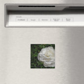 Gevallen Camellia / Zen Quote Magneet (Insitu (Vaatwasser))