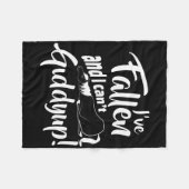 Gevallen en ik kan opduiken grappig paardrijden fleece deken (Voorkant (Horizontaal))