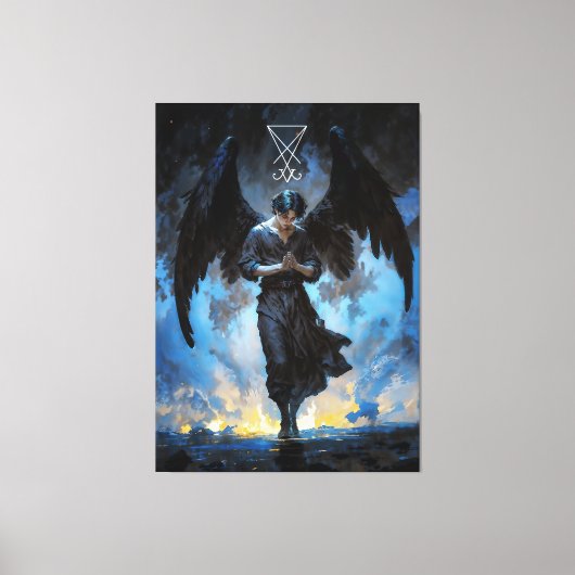 Gevallen Engel Canvas Afdruk (Voorkant)