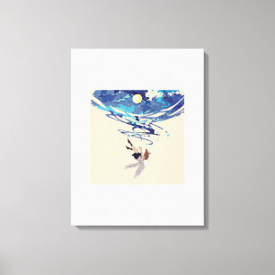 "Gevallen engel" Canvas Kunst
