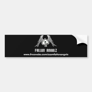 gevallen engel logo, www.freewebs.com/teamfalle... bumpersticker