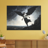 Gevallen Engel Lucifer Canvas Afdruk (Insitu (Woonkamer))