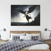 Gevallen Engel Lucifer Canvas Afdruk (Insitu (Slaapkamer))
