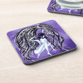 Gevallen Engel Plastic Coaster Bier Onderzetter (Linkerzijde)
