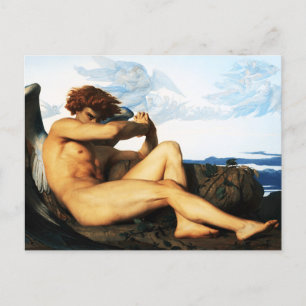 Gevallen engel schilderij van Alexandre Cabanel Briefkaart