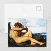 Gevallen engel schilderij van Alexandre Cabanel Briefkaart (Voorkant / Achterkant)