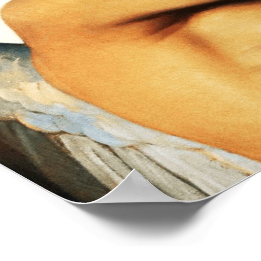 Gevallen engel schilderij van Alexandre Cabanel Poster (Hoek)