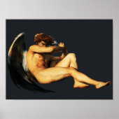 Gevallen engel schilderij van Alexandre Cabanel Poster (Voorkant)