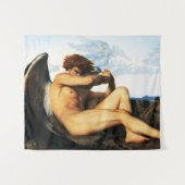 Gevallen engel schilderij van Alexandre Cabanel Wandkleed (Voorkant (horizontaal))