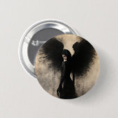 Gevallen genade – De schoonheid van een gebroken v Ronde Button 5,7 Cm (Voorkant /achterkant)