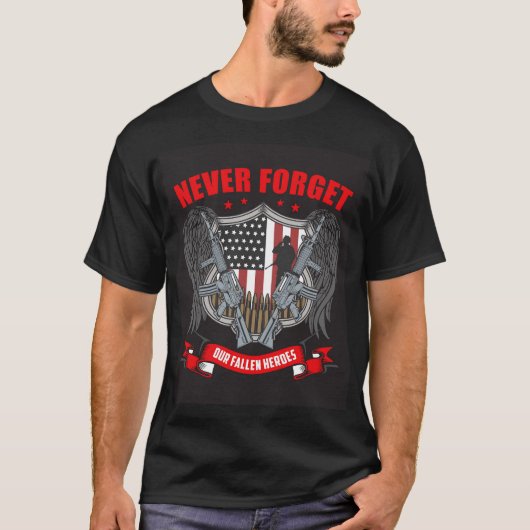 Gevallen helden t-shirt (Voorkant)