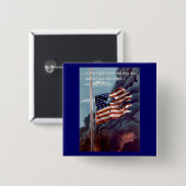 Gevallen maar niet vergeten vierkante button 5,1 cm (Voorkant /achterkant)