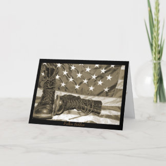 Gevallen Militair Bedankkaart